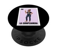 Funny Mexican 60th Birthday Girl Design - La Cumpleañera 60 PopSockets PopGrip Adhesivo