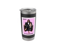 Funny Mexican Baptism La Madrina Proposal 2027 Vaso térmico de acero inoxidable de doble pared