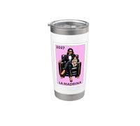 Funny Mexican Baptism La Madrina Proposal 2027 Vaso térmico de acero inoxidable de doble pared