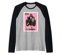 Funny Mexican Baptism Madrina Proposal 2026 Camiseta Manga Raglan