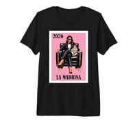 Funny Mexican Baptism Madrina Proposal 2026 Camiseta Premium