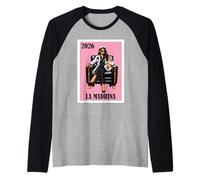 Funny Mexican Baptism Madrina Proposal 2026 - Nurse Version Camiseta Manga Raglan