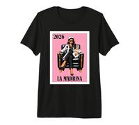 Funny Mexican Baptism Madrina Proposal 2026 - Nurse Version Camiseta Premium