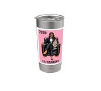 Funny Mexican Baptism Madrina Proposal 2026 Vaso térmico de acero inoxidable de doble pared