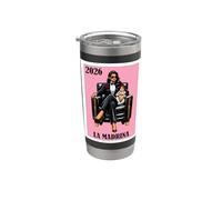 Funny Mexican Baptism Madrina Proposal 2026 Vaso térmico de acero inoxidable de doble pared