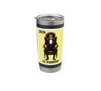 Funny Mexican Baptism Padrino Proposal 2026 - Gringo Version Vaso térmico de acero inoxidable de doble pared