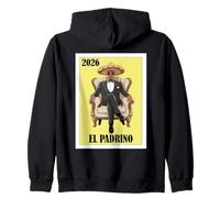 Funny Mexican Baptism Padrino Proposal 2026 Sudadera con Capucha