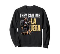 Funny Mexican Boss Design - They Call Me La Jefa Sudadera