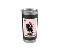 Funny Mexican Chingona Design - La Ingobernable Vaso térmico de acero inoxidable de doble pared