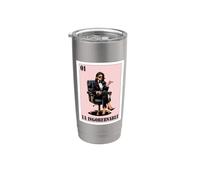 Funny Mexican Chingona Design - La Ingobernable Vaso térmico de acero inoxidable de doble pared