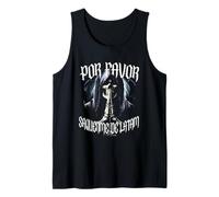 Funny Mexican Saying Skeleton Spanish Slang Words Sarcastic Camiseta sin Mangas