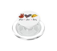 Funny México Peace Love Tacos Souvenir Mexican Travel Latinx PopSockets PopGrip para MagSafe