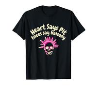 Funny Millennial Heart Says Pit Knees Say Balcony Meme Camiseta