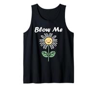 Funny minimalist dandelions flowers simple blow me dandelion Camiseta sin Mangas