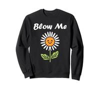Funny minimalist dandelions flowers simple blow me dandelion Sudadera