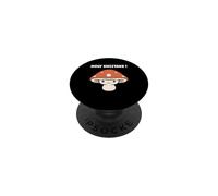 Funny Minimalist Mushroom Simple Holy Shiitake PopSockets PopGrip Adhesivo