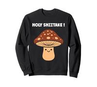 Funny Minimalist Mushroom Simple Holy Shiitake Sudadera