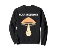Funny Minimalist Mushroom Simple Holy Shiitake Sudadera
