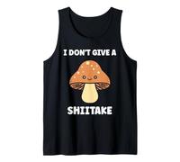Funny Minimalist Mushroom Simple i Don't Give a Shiitake Camiseta sin Mangas