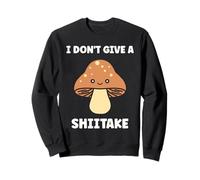 Funny Minimalist Mushroom Simple i Don't Give a Shiitake Sudadera