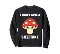 Funny Minimalist Mushroom Simple i Don't Give a Shiitake Sudadera