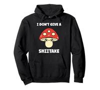 Funny Minimalist Mushroom Simple i Don't Give a Shiitake Sudadera con Capucha