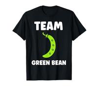Funny Minimalist Vegetable Simple Team Green Bean Camiseta