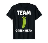 Funny Minimalist Vegetable Simple Team Green Bean Camiseta