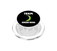 Funny Minimalist Vegetable Simple Team Green Bean PopSockets PopGrip para MagSafe