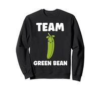 Funny Minimalist Vegetable Simple Team Green Bean Sudadera