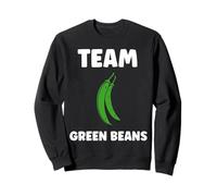Funny Minimalist Vegetable Simple Team Green Beans Sudadera