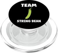 Funny Minimalist Vegetable Simple Team String Bean PopSockets PopGrip para MagSafe