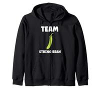 Funny Minimalist Vegetable Simple Team String Bean Sudadera con Capucha