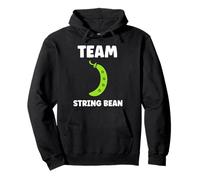 Funny Minimalist Vegetable Simple Team String Bean Sudadera con Capucha