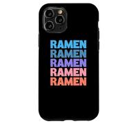 Funny Modern Repeated Ramen Japanese Noodle Soup Carcasa para iPhone 11 Pro