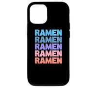 Funny Modern Repeated Ramen Japanese Noodle Soup Carcasa para iPhone 12/12 Pro