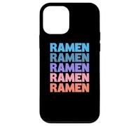 Funny Modern Repeated Ramen Japanese Noodle Soup Carcasa para iPhone 12 mini