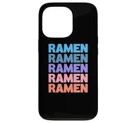 Funny Modern Repeated Ramen Japanese Noodle Soup Carcasa para iPhone 13 Pro