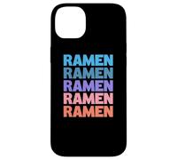 Funny Modern Repeated Ramen Japanese Noodle Soup Carcasa para iPhone 14 Plus
