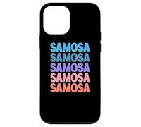 Funny Modern Repeated Samosa Indian Cuisine Chef Foodie Carcasa para iPhone 12 mini
