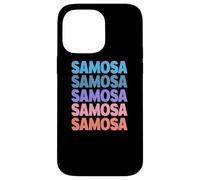 Funny Modern Repeated Samosa Indian Cuisine Chef Foodie Carcasa para iPhone 14 Pro Max