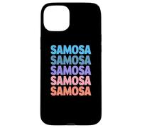 Funny Modern Repeated Samosa Indian Cuisine Chef Foodie Carcasa para iPhone 15 Plus