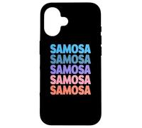 Funny Modern Repeated Samosa Indian Cuisine Chef Foodie Carcasa para iPhone 16