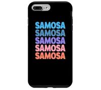 Funny Modern Repeated Samosa Indian Cuisine Chef Foodie Carcasa para iPhone 7 Plus/8 Plus