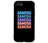 Funny Modern Repeated Samosa Indian Cuisine Chef Foodie Carcasa para iPhone SE (2020) / 7 / 8