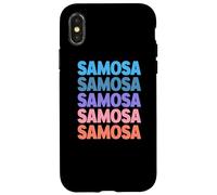 Funny Modern Repeated Samosa Indian Cuisine Chef Foodie Carcasa para iPhone X/XS