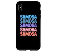 Funny Modern Repeated Samosa Indian Cuisine Chef Foodie Carcasa para iPhone XS Max
