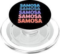 Funny Modern Repeated Samosa Indian Cuisine Chef Foodie PopSockets PopGrip para MagSafe