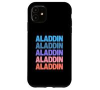 Funny Modern Repeated Text Design Aladdin Carcasa para iPhone 11
