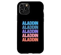 Funny Modern Repeated Text Design Aladdin Carcasa para iPhone 11 Pro